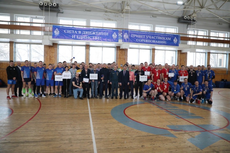 Спортивная сборная команда МЧС России приняла участие в Спартакиаде Общества «Динамо» среди динамовских организаций федеральных органов исполнительной власти Российской Федерации по волейболу