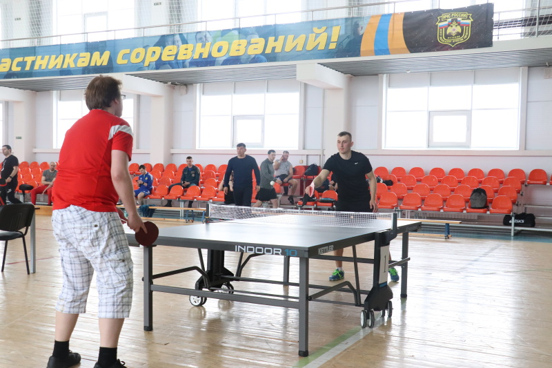 Спортивная сборная команда Специального управления ФПС № 3 МЧС России становится чемпионом Спартакиады МЧС России по настольному теннису