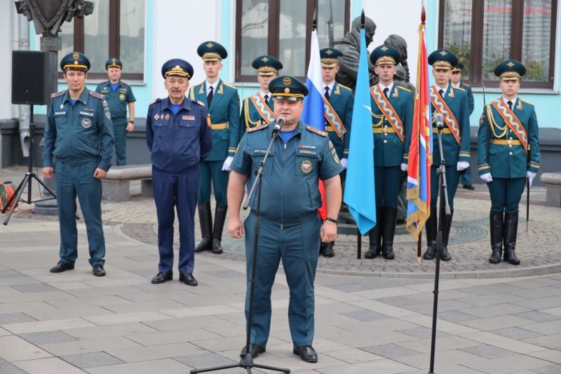 В Москве торжественно встретили победителей и призеров первенства мира по пожарно-спасательному спорту