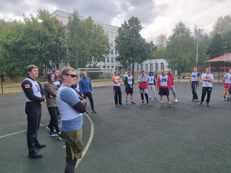 Прием зачетов по физической подготовке и спорту у Департамента кадровой политики