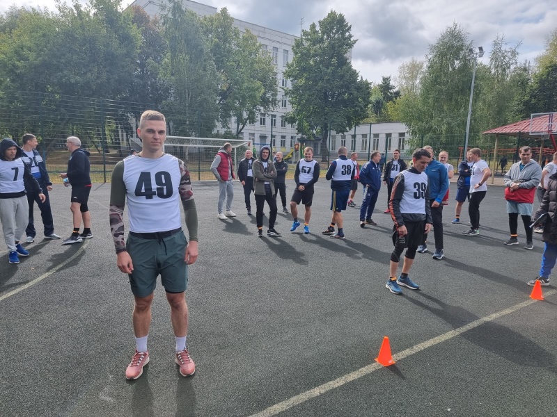 Прием зачетов по физической подготовке и спорту у Департамента кадровой политики