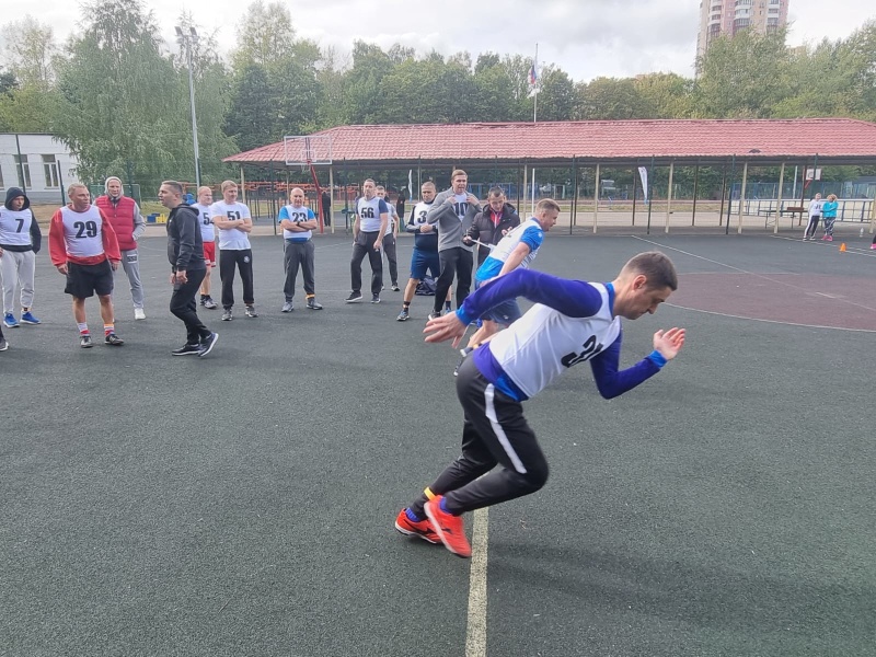 Прием зачетов по физической подготовке и спорту у Департамента кадровой политики