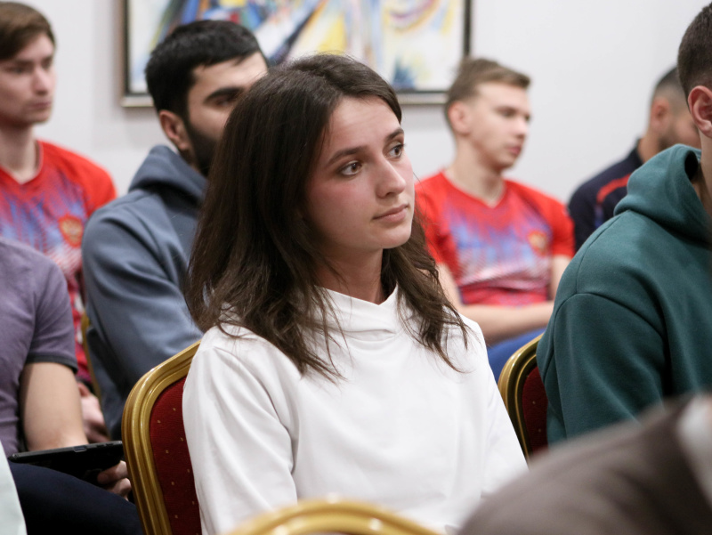 Собрание руководства Центра физической подготовки и спорта МЧС России со сборной командой по пожарно-спасательному спорту