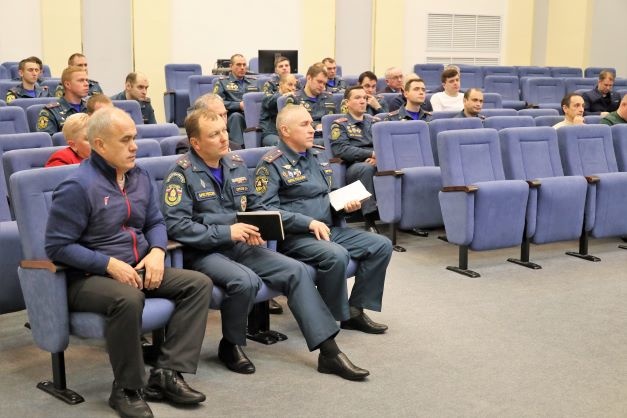 Заседание судейской коллегии и представителей команд Всероссийских соревнований МЧС России «Кубок образовательных организаций высшего образования МЧС России» по пожарно-спасательному спорту
