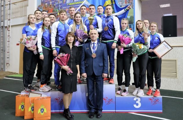 Спортивная сборная команда Уральского института ГПС МЧС России становится победителем Всероссийских соревнований МЧС России «Кубок образовательных организаций высшего образования МЧС России» по пожарно-спасательному спорту