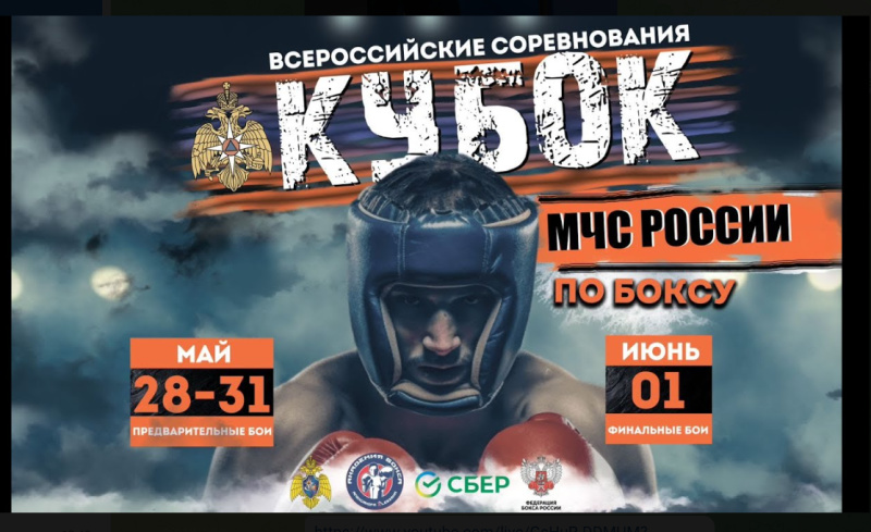 Прямая трансляция Всероссийских соревнований по боксу «Кубок МЧС России, посвященный памяти пожарных и спасателей, погибших при исполнении служебного долга» Финалы