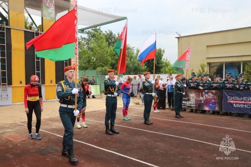 Прямая трансляция второго соревновательного дня международных соревнований по пожарно-спасательному спорту в г. Минске