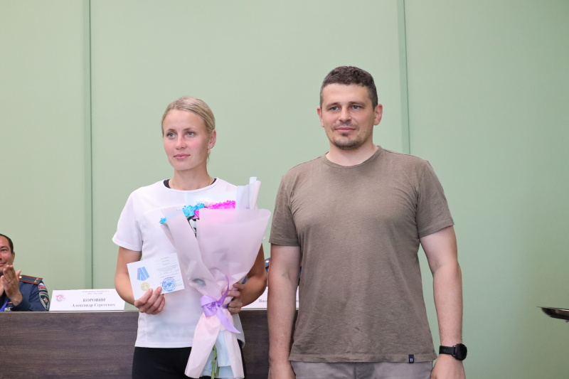 Встреча помощника Министра МЧС России полковника Александра Сергеевича Коровина со спортивными сборными командами Российской Федерации по пожарно-спасательному спорту
