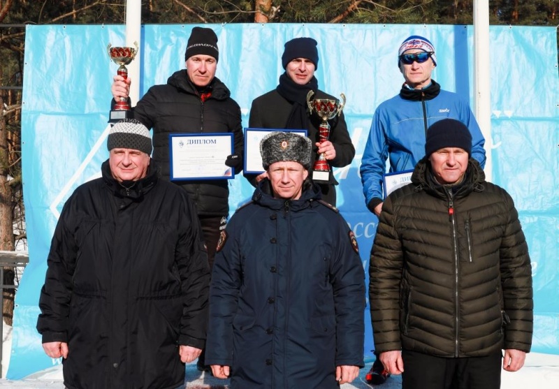 Сборная команда МЧС России по лыжным гонкам стала победителем Спартакиады Общества «Динамо»
