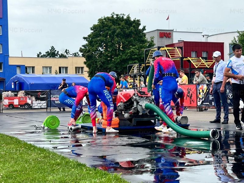 В Беларуси завершились международные соревнования по пожарно-спасательному спорту