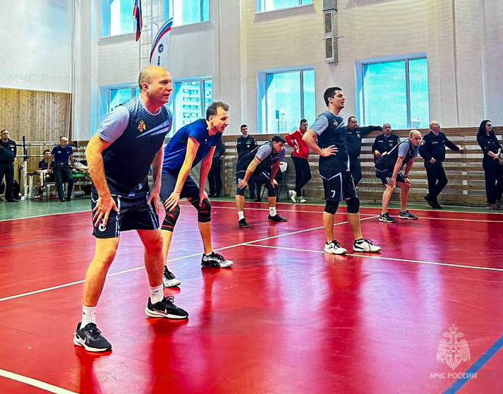 Очередная победа спортивной сборной команды Главного управления «Национальный центр управления в кризисных ситуациях» в Спартакиаде МЧС России по волейболу