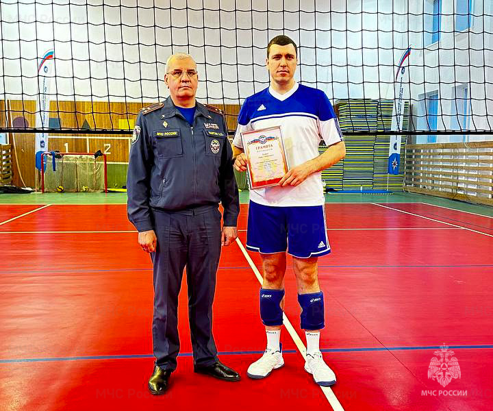 Очередная победа спортивной сборной команды Главного управления «Национальный центр управления в кризисных ситуациях» в Спартакиаде МЧС России по волейболу