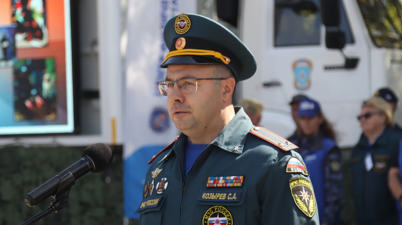 На базе Ногинского ордена Жукова спасательный центр МЧС России прошло торжественное закрытие чемпионата МЧС России по многоборью киноговов