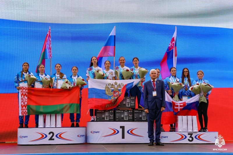 Юношеские сборные команды Российской Федерации – чемпионы мира по пожарно-спасательному спорту