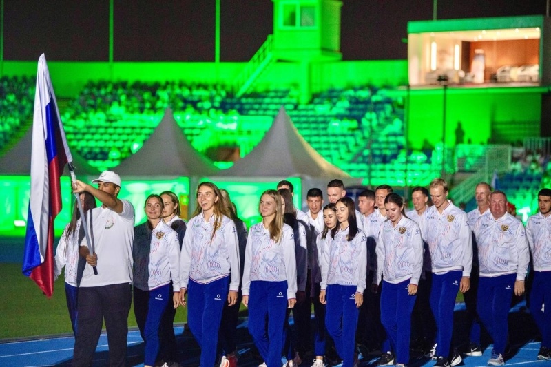 Торжественная церемония открытия XX чемпионата мира среди мужчин и XI чемпионата мира среди женщин по пожарно-спасательному спорту Торжественная церемония открытия XX чемпионата мира среди мужчин и XI чемпионата мира среди женщин по пожарно-спасательному спорту