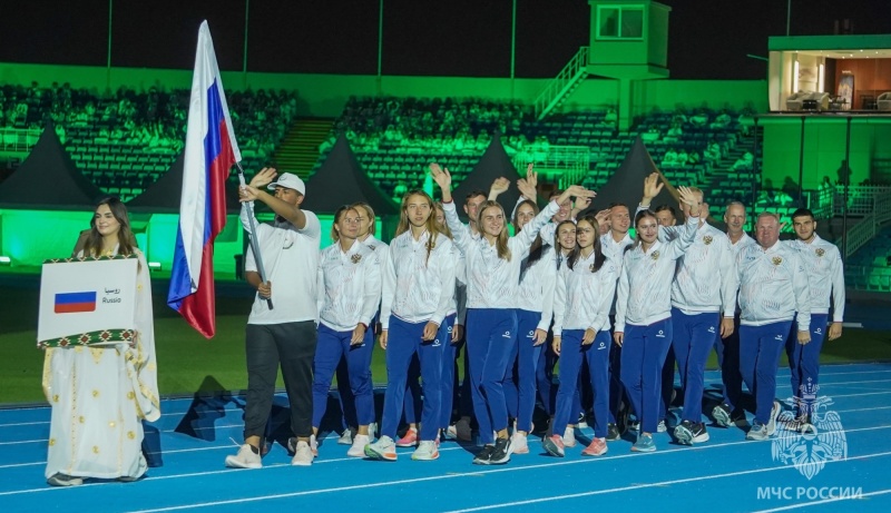 Торжественная церемония открытия XX чемпионата мира среди мужчин и XI чемпионата мира среди женщин по пожарно-спасательному спорту Торжественная церемония открытия XX чемпионата мира среди мужчин и XI чемпионата мира среди женщин по пожарно-спасательному спорту