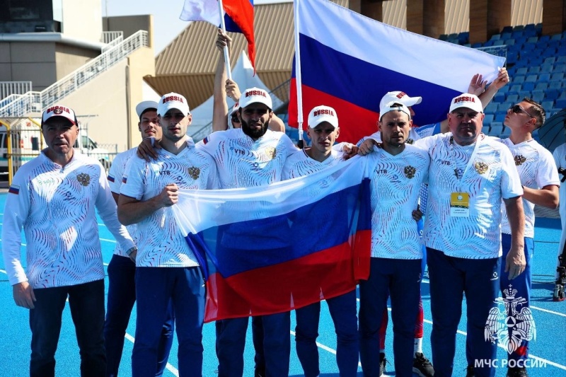 Российские спортсмены продолжают завоевывать «золото» на чемпионатах мира по пожарно-спасательному спорту в Эр-Рияде Российские спортсмены продолжают завоевывать «золото» на чемпионатах мира по пожарно-спасательному спорту в Эр-Рияде