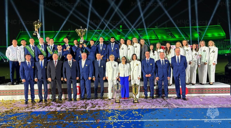 Сборные команды МЧС России – чемпионы мира по пожарно-спасательному спорту Сборные команды МЧС России – чемпионы мира по пожарно-спасательному спорту