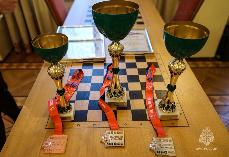 Определены лучшие шахматисты ведомства 2025 года