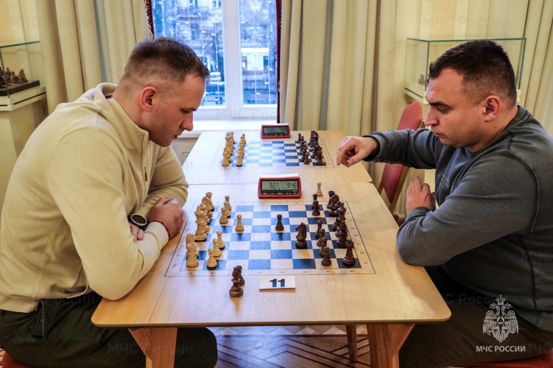 Определены лучшие шахматисты ведомства 2025 года