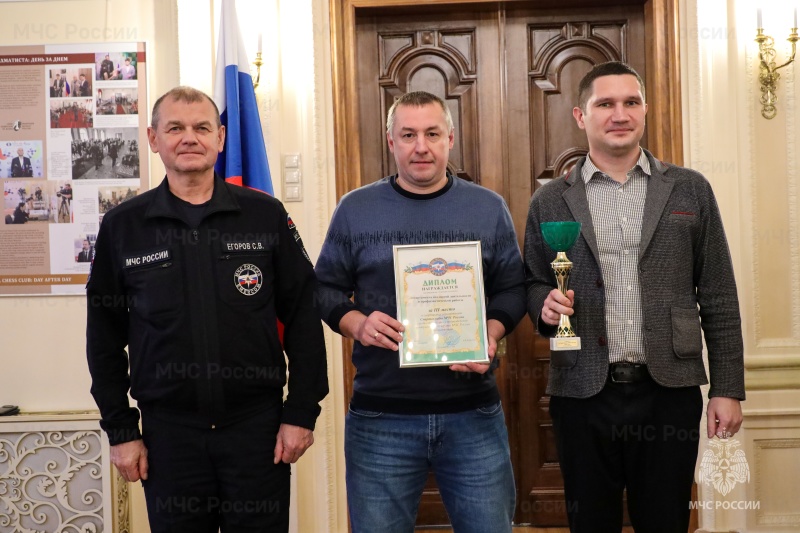 Определены лучшие шахматисты ведомства 2025 года