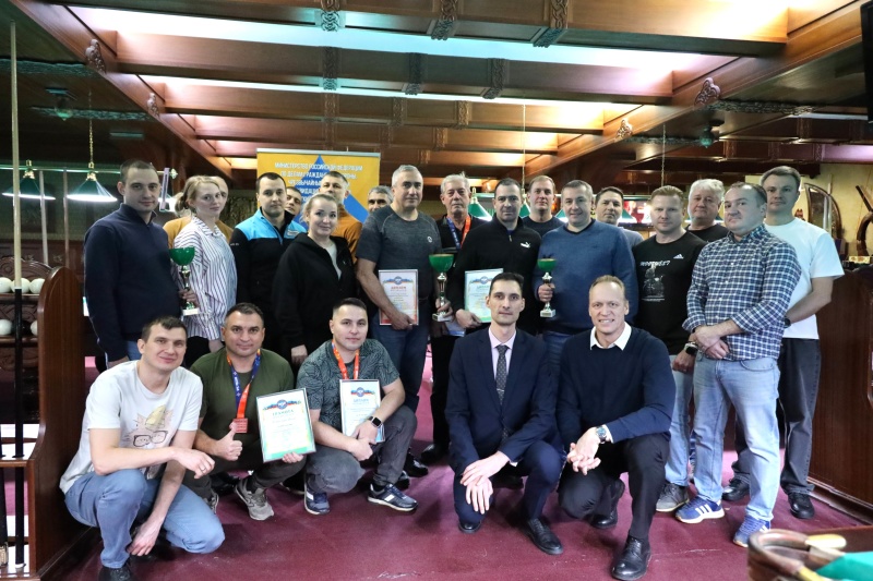 В МЧС России выявили лучших бильярдистов 2025 года