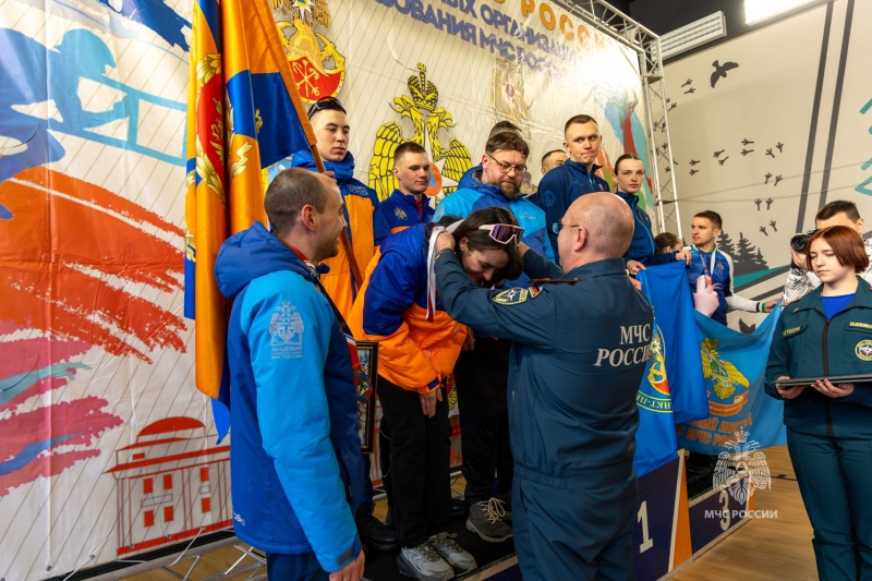 На Сибирской земле определили сильнейших лыжников среди вузов МЧС России