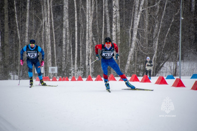 На Сибирской земле определили сильнейших лыжников среди вузов МЧС России