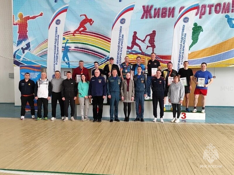 Настольный теннис объединил пожарных и спасателей: Итоги Спартакиады МЧС России 2026 года