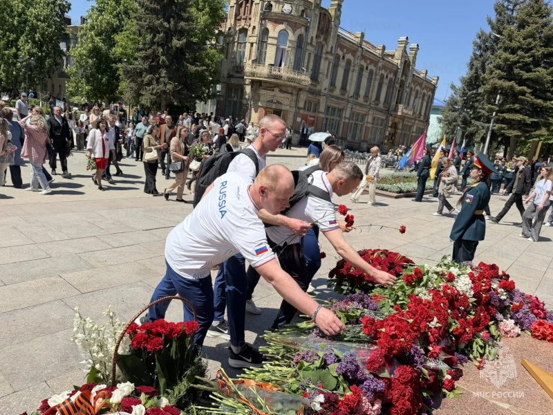В г. Георгиевске Ставропольского края продолжаются учебно-тренировочные сборы спортивных сборных команд МЧС России по пожарно-спасательному спорту