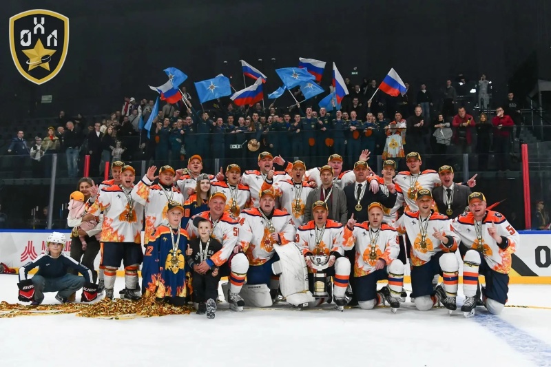 Триумф спасателей на льду: Сборная МЧС России – чемпион Офицерской хоккейной лиги!