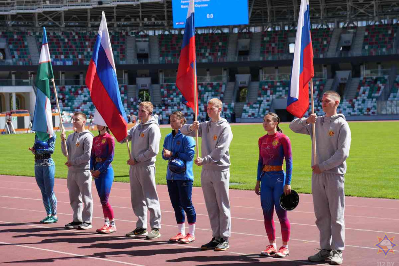 Международные соревнования «Кубок Белорусской федерации пожарно-спасательного спорта» по пожарно-спасательному спорту проходят в Минске