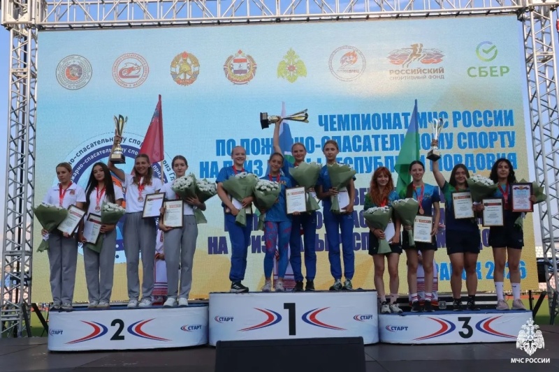 Завершился Чемпионат и Первенство по пожарно-спасательному спорту на приз Главы Республики Мордовия