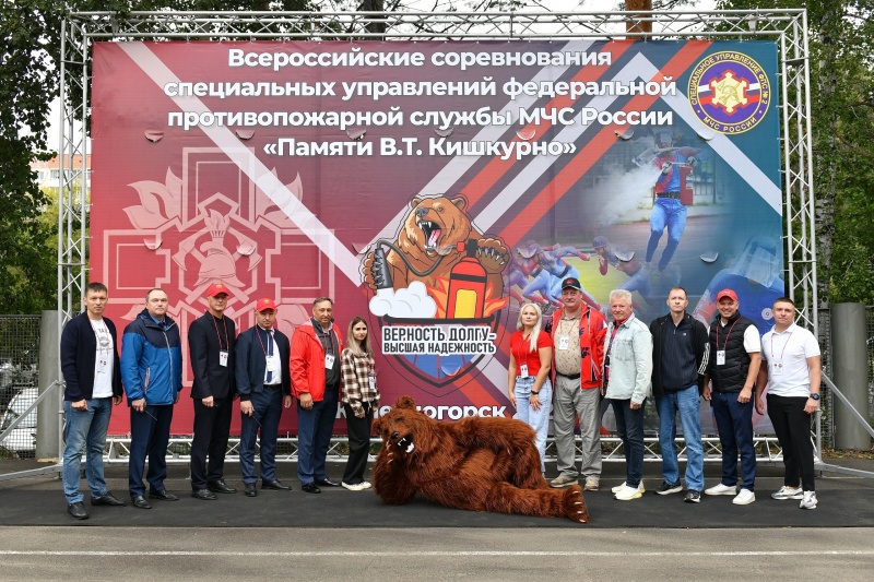 Итоги первого дня всероссийских соревнований специальных управлений ФПС МЧС России  "Памяти В.Т. Кишкурно" по пожарно-спасательному спорту