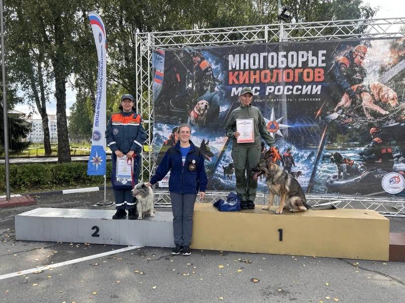 Мастерство и преданность: в Ногинске завершились соревнования кинологических расчетов МЧС России