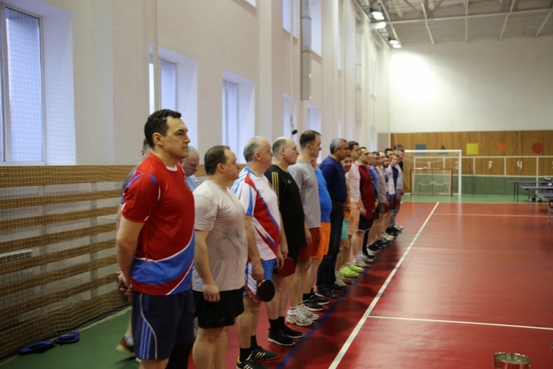 Сотрудники центрального аппарата МЧС России соревновались в Спартакиаде по настольному теннису