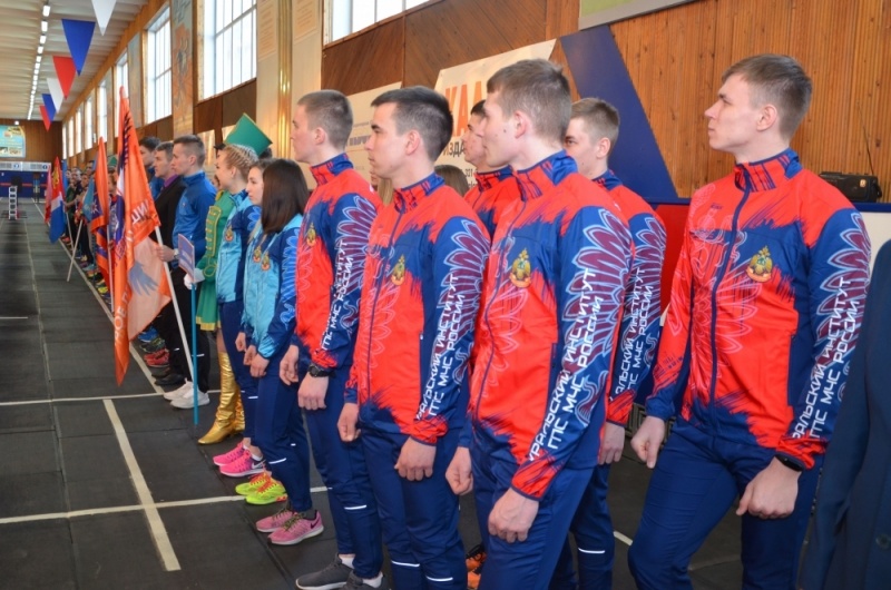 Всероссийские соревнования по пожарно-спасательному спорту среди образовательных организаций высшего образования МЧС России в закрытом помещении, приуроченные к 370-летию Пожарной охраны России, открыты