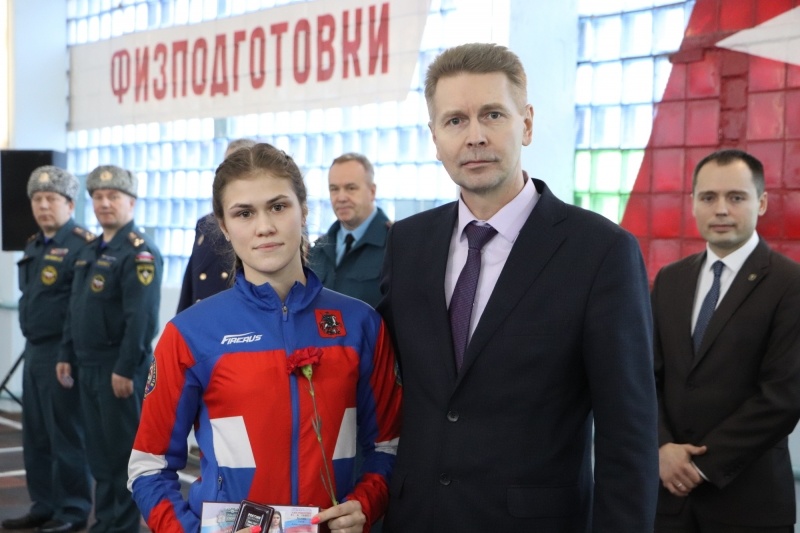 Торжественное открытие Всероссийских соревнований по пожарно-спасательному спорту среди образовательных организаций высшего образования МЧС России