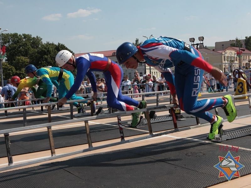Фоторепортаж - Чемпионаты Мира по пожарно-спасательному спорту среди молодежи и юниоров (Республика Беларусь, г. Гродно).