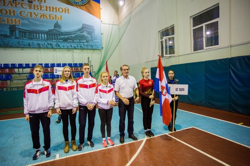 Торжественное открытие XIX зимних соревнований по пожарно-спасательному спорту среди юношей и девушек «Рождественские старты»