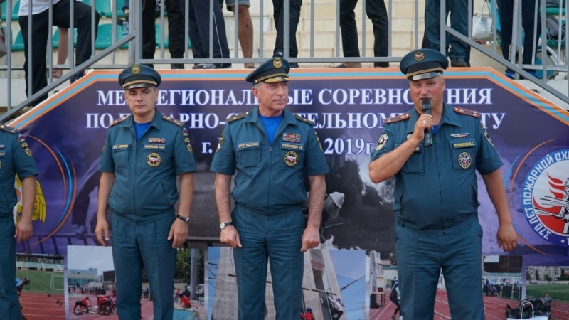 В Республике Дагестан прошло закрытие Межрегиональных соревнований по пожарно-спасательному спорту