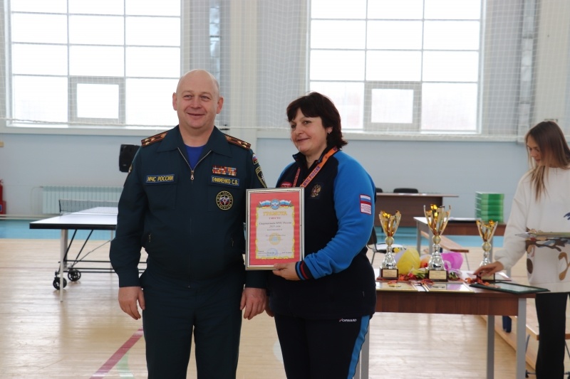 В Рузском ЦОПУ прошла Спартакиада МЧС России по настольному теннису