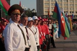Состоялись финальные забеги спортсменов по пожарно-спасательному спорту в Гродно Состоялись финальные забеги спортсменов по пожарно-спасательному спорту в Гродно