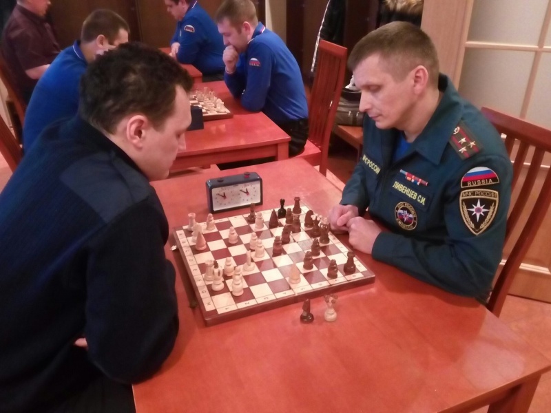 Состоялись соревнования по классическим шахматам среди спортивных коллективов МЧС России I группы, посвященные Всемирному дню гражданской обороны